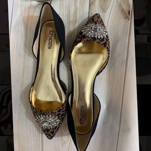 Chico’s Leopard Ballet flats